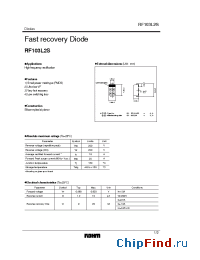 Datasheet RF103L2S manufacturer Rohm