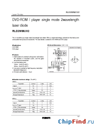Datasheet RLD2WMUV2 manufacturer Rohm
