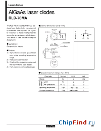 Datasheet RLD-78MA manufacturer Rohm
