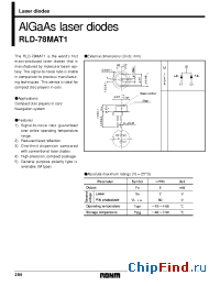 Datasheet RLD-78MAT1 manufacturer Rohm