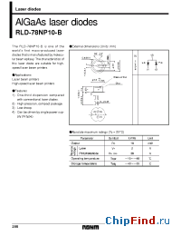 Datasheet RLD-78NP10-B manufacturer Rohm