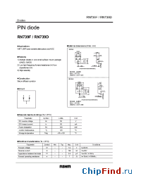 Datasheet RN739F manufacturer Rohm
