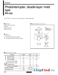 Datasheet RPI-222 manufacturer Rohm