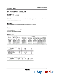 Datasheet RPM7136-H9 manufacturer Rohm