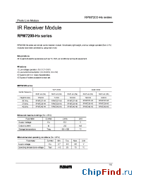 Datasheet RPM7237-H3 manufacturer Rohm