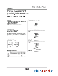 Datasheet UMC2N manufacturer Rohm