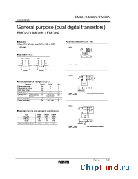 Datasheet UMG6 manufacturer Rohm