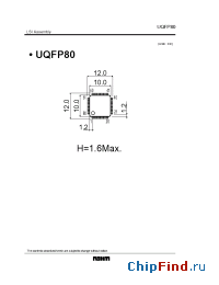 Datasheet UQFP80 manufacturer Rohm