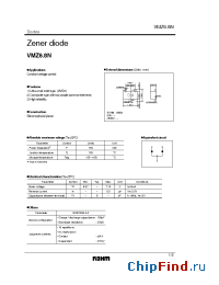 Datasheet VMZ6.8N manufacturer Rohm