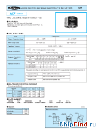 Datasheet 100AXF330M20x20 manufacturer Rubycon