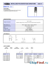 Datasheet 100MMW475MHPE7 manufacturer Rubycon