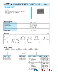 Datasheet 250MMBA105KH7TX manufacturer Rubycon