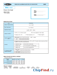 Datasheet 35NW522M4X5 manufacturer Rubycon