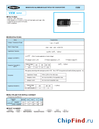 Datasheet 450VXW68M18X30 производства Rubycon