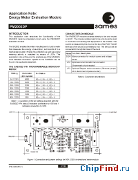 Datasheet PM2002 manufacturer SAMES