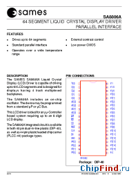 Datasheet SA8806A manufacturer SAMES