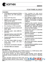 Datasheet SA9101 manufacturer SAMES