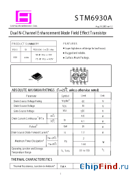 Datasheet STM6930A manufacturer SamHop