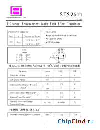 Datasheet STS2611 manufacturer SamHop