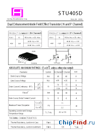 Datasheet STU405D manufacturer SamHop