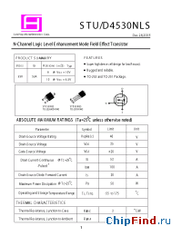 Datasheet STU4530NLS manufacturer SamHop