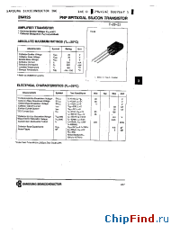 Datasheet 2N4125 manufacturer Samsung