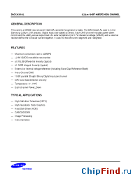 Datasheet DAC1243X_AL производства Samsung