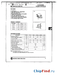 Datasheet IRF150 manufacturer Samsung