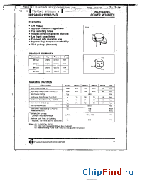 Datasheet IRF242 manufacturer Samsung