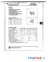 Datasheet IRF351 manufacturer Samsung