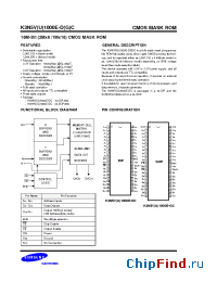 Datasheet K3N5V1000E-GC10 manufacturer Samsung