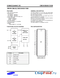 Datasheet K3N6U4000C производства Samsung