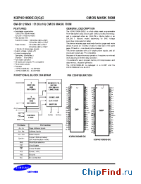 Datasheet K3P4C1000E-GC производства Samsung