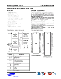 Datasheet K3P5V1000D manufacturer Samsung