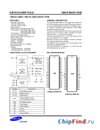 Datasheet K3P5V1000F-TC12 manufacturer Samsung
