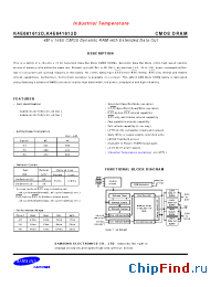 Datasheet K4E661612D manufacturer Samsung