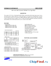 Datasheet K4F640412C manufacturer Samsung