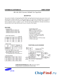 Datasheet K4F640812C manufacturer Samsung