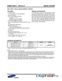 Datasheet K4M51163LE-L manufacturer Samsung