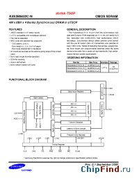 Datasheet K4S280832C-NC/L1H производства Samsung