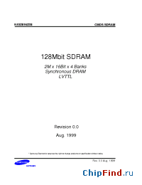 Datasheet K4S281632B manufacturer Samsung