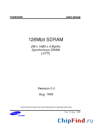 Datasheet K4S281632B-TL75 manufacturer Samsung