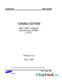 Datasheet K4S281632M-TC/L1L manufacturer Samsung