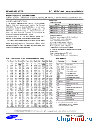 Datasheet K4S560832D-TC7A производства Samsung