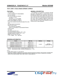 Datasheet K4S64323LH-FE75 manufacturer Samsung