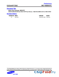 Datasheet K5A3240YT manufacturer Samsung