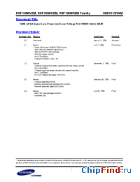 Datasheet K6F1008R2M-GI30 manufacturer Samsung