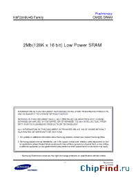 Datasheet K6F2016U4G manufacturer Samsung