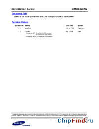 Datasheet K6F4016V6C-FF70 manufacturer Samsung