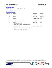 Datasheet K6L0908C2A-C manufacturer Samsung